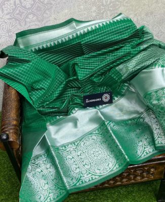 handloom chanderi silk sarees with border (7)