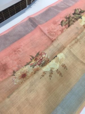 Designer soft jute digital print sarees (4)