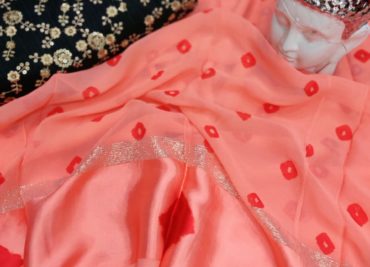 Exclusive pure georgette sarees with blouse (1)