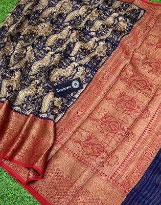 Pure maheshwari silk sarees with blouse (3)