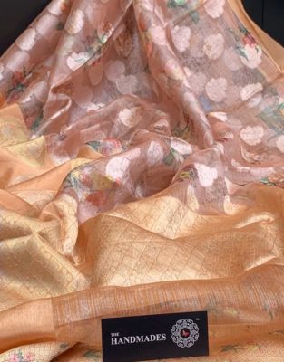 Pure organza allover printed sarees (7)