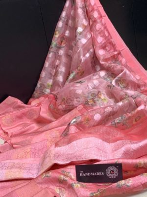 Pure organza allover printed sarees (9)
