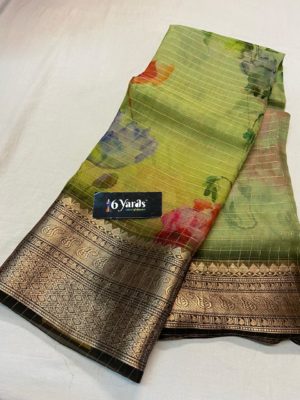 Pure organza printed sarees with price (5)