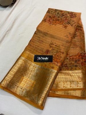 Pure organza printed sarees with price (6)