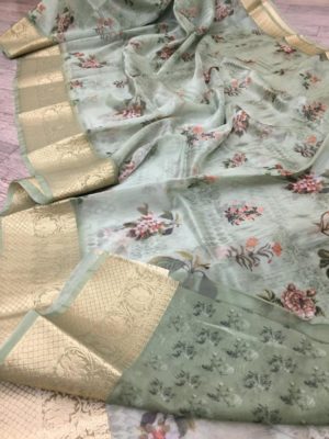 Banaras handloom organza silk sarees (1)
