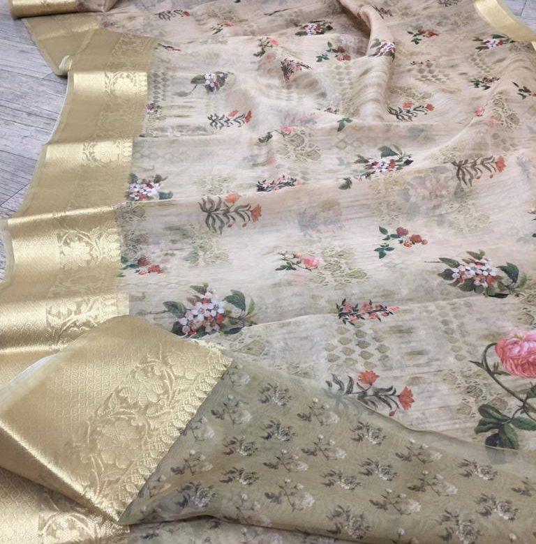 Banaras handloom organza silk sarees (5)