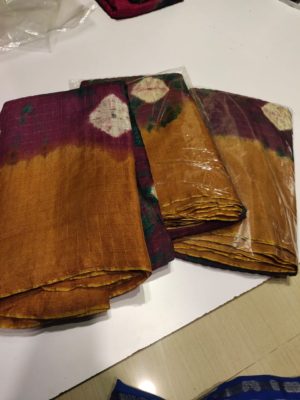 Beautiful latest jute linen sarees (27)