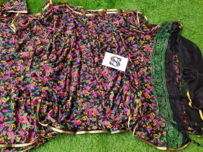 Chiffon printed sarees with blouse (10)