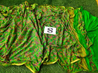 Chiffon printed sarees with blouse (7)