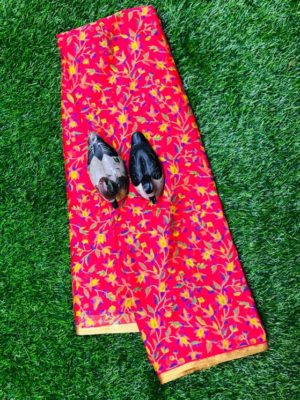 Chinnon georgette printed sarees (6)