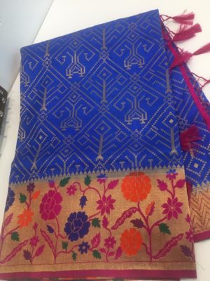 Designer fancy banaras sarees with blouse (55)