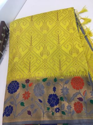 Designer fancy banaras sarees with blouse (61)