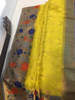 Designer fancy banaras sarees with blouse (62)