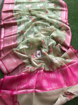 Digital printed banarasi kota silk sarees (11)