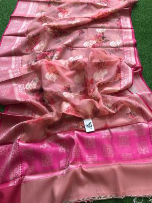 Digital printed banarasi kota silk sarees (8)