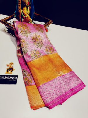 Floral silk kubera pattu soft silk sarees (2)