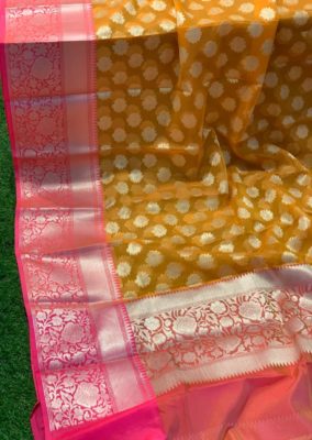 Kanchi kora silver zari sarees with blouse (3)