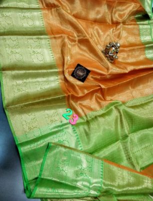 Kubera pattu sarees with big border (1)