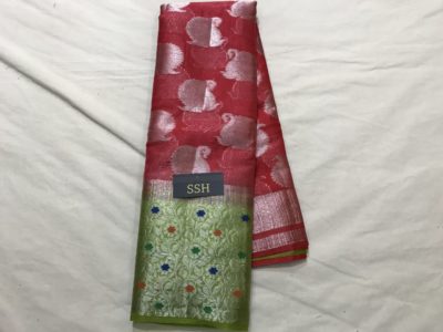 Lite weight soft kanchi pattu sarees with blouse (2)