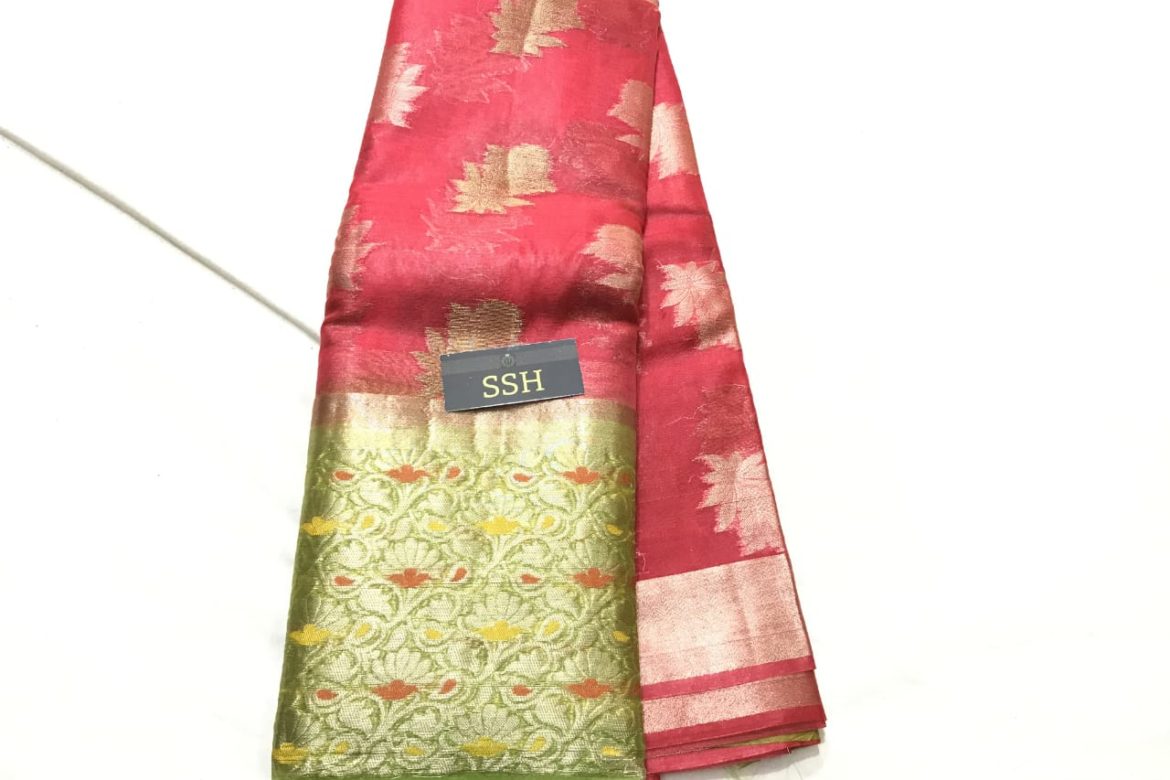 Lite weight soft kanchi pattu sarees with blouse (3)
