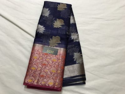 Lite weight soft kanchi pattu sarees with blouse (6)