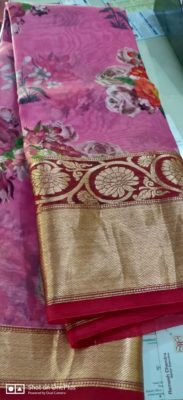 New kora digital printed sarees with border (12)