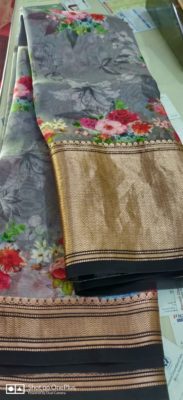 New kora digital printed sarees with border (14)