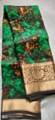 New kora digital printed sarees with border (16)