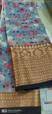 New kora digital printed sarees with border (20)