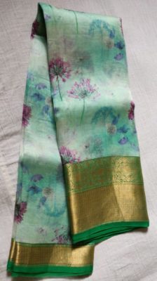 New kora digital printed sarees with border (5)