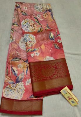 Pure chanderi kanchi border sarees with blouse (12)