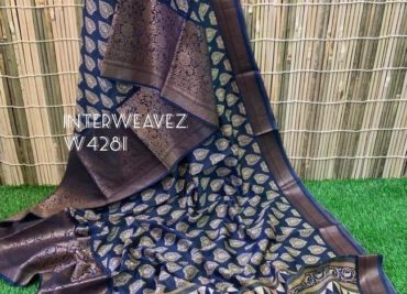 Pure chanderi printed sarees with border (15)