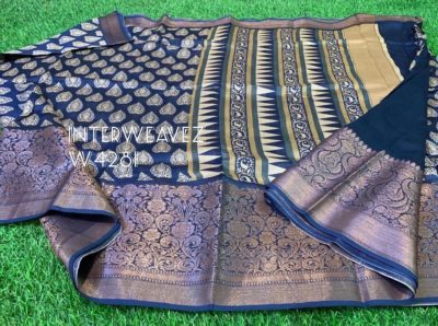 Pure chanderi printed sarees with border (7)