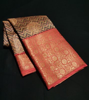 Pure chanderi weaving sarees with big border (2)