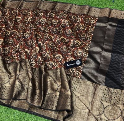 Pure handloom maheshwari silk sarees with big border (3)