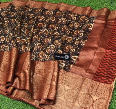 Pure handloom maheshwari silk sarees with big border (7)