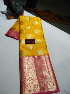 Pure kora tissue sarees with blouse (1)