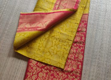 Soft jute silk sarees with unique combinations (1)