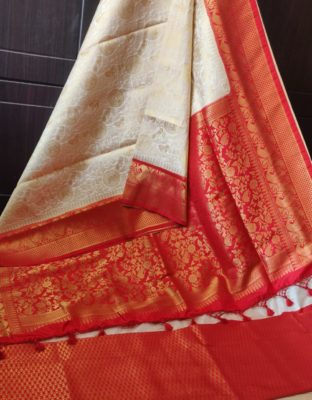 Soft jute silk sarees with unique combinations (15)
