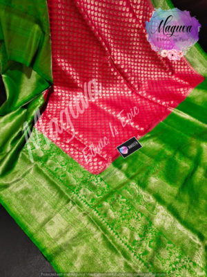 Sowbhagya pattu allover butties with blouse (10)
