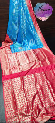 Sowbhagya pattu allover butties with blouse (11)