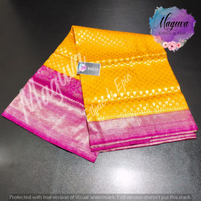 Sowbhagya pattu allover butties with blouse (14)