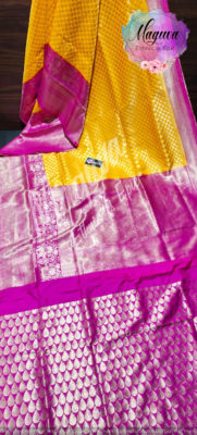 Sowbhagya pattu allover butties with blouse (4)