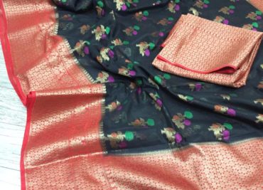 Banaras handloom organza silk sarees (9)
