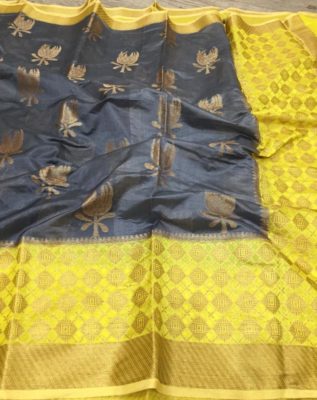 Banaras handloom semi chiniya silk sarees (10)
