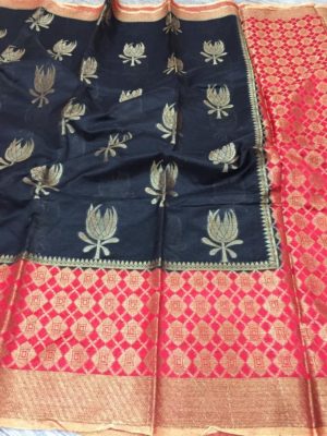 Banaras handloom semi chiniya silk sarees (2)