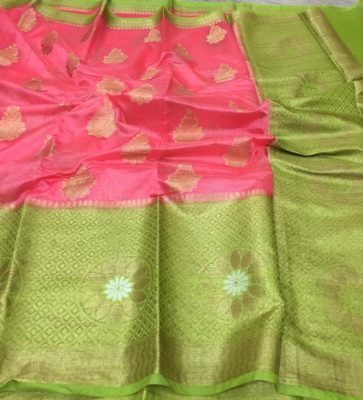 Banaras handloom semi chiniya silk sarees (3)