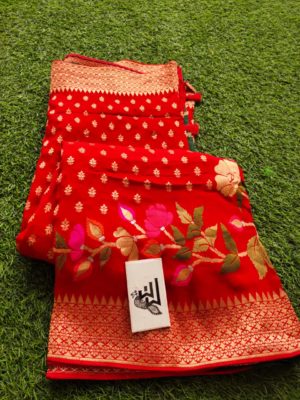 Banarasi soft pattu sarees with blouse (11)
