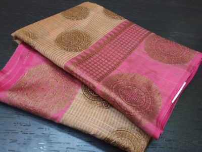 Chanderi antique weaving brocade sarees (2)