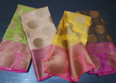 Chanderi antique weaving brocade sarees (4)